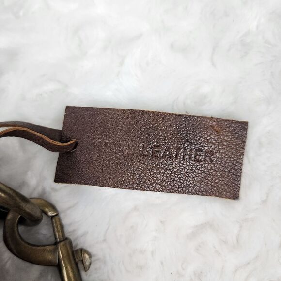 Mo & Co Joan Spearmint Suede Crossbody Bag Purse - Picture 10 of 11